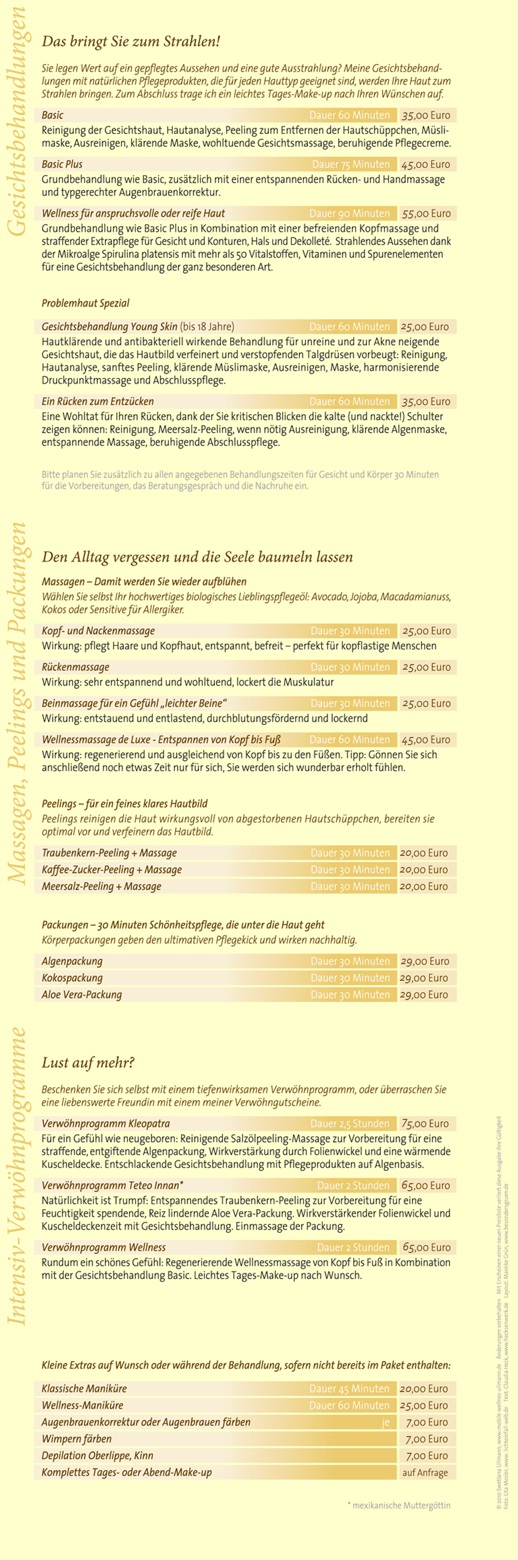 Preisliste